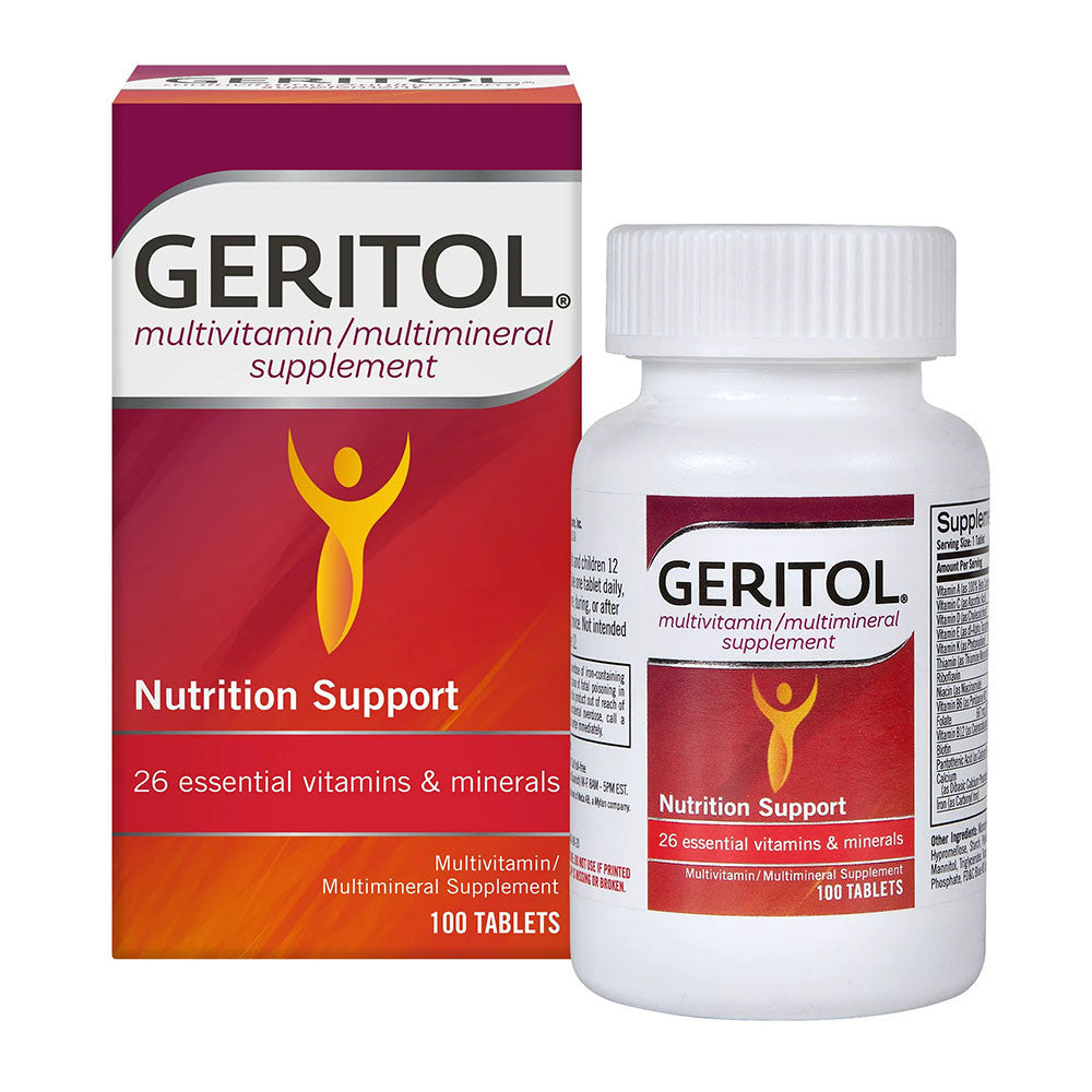 Geritol Multi-Vitamin And Mineral Supplement Tablets, 100 Ea